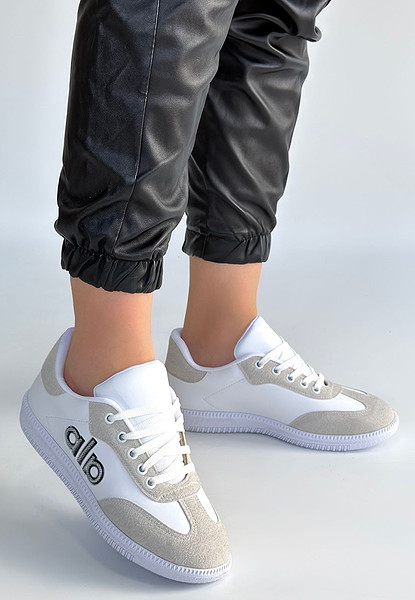 Lendo Beyaz Cilt Bağcıklı Spor Ayakkabı