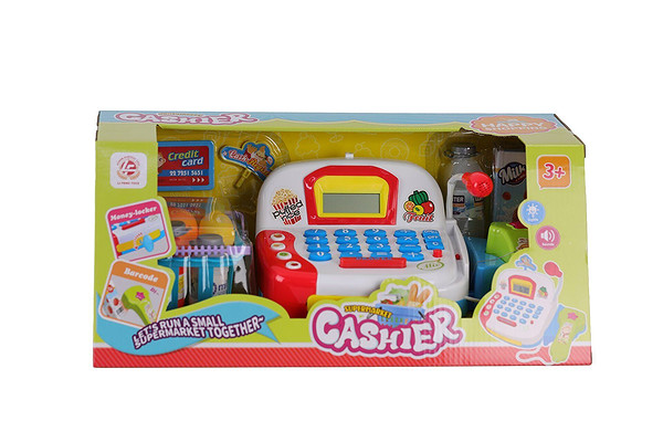 LF1018A Hesap Makineli Mikrofonlu Sesli Işıklı Yazar Kasa Market Seti