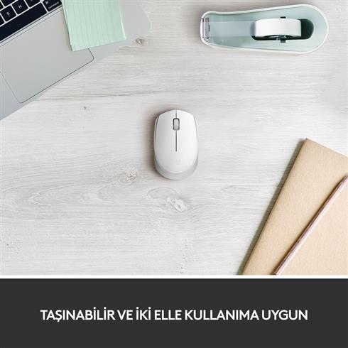 Logıtech M171 Kablosuz Usb Mouse Beyaz 910-006867