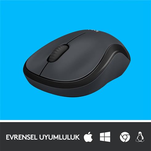 Logıtech M220 Sessiz Kablosuz Usb Mouse Siyah 910-004878