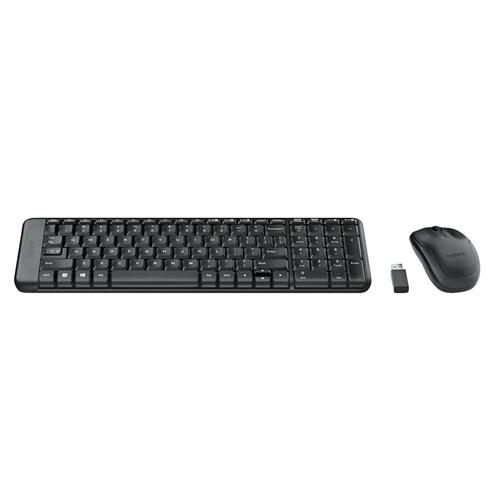 Logıtech MK220 Q TR Kablosuz Klavye Mouse Set Siyah 920-003163
