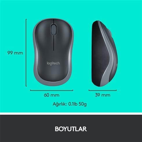 Logıtech MK270 Q TR Kablosuz Klavye Mouse Set Siyah 920-004525