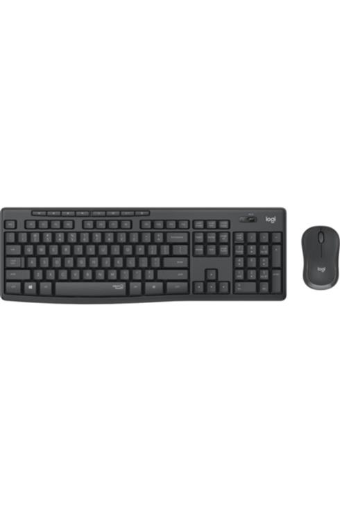 Logıtech MK295 Q TR Sessiz Kablosuz Klavye Mouse Set Siyah 920-009804