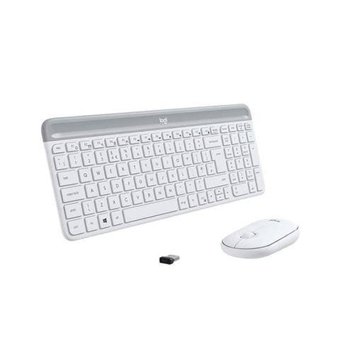 Logıtech MK470 Q TR Ince Kablosuz Klavye Mouse Set Beyaz 920-009436