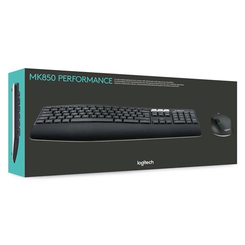 Logıtech MK850 Q TR Performans Kablosuz Klavye Mouse Set Siyah 920-008230