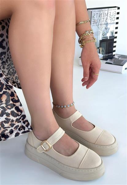 Lunni Bej Keten Spor Ayakkabı