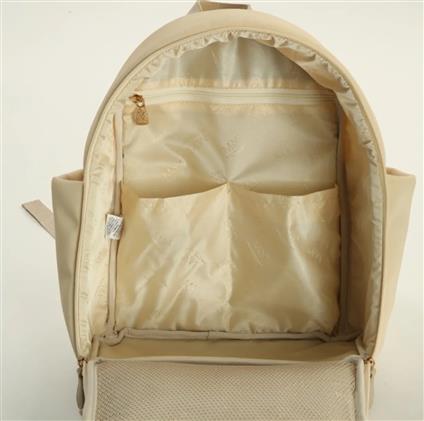 M&Y Diamond Anne Bebek Bakım Sırt Çantası 7345 Krem
