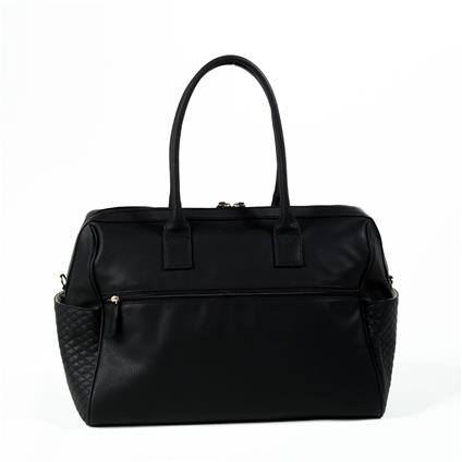 M&Y Gaia Deri Anne Bebek Bakım Çanta Seti 7240 Siyah