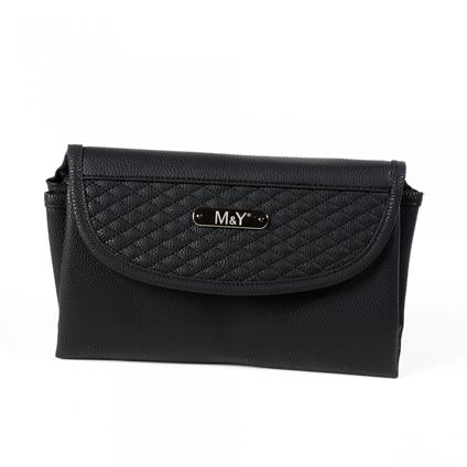 M&Y Gaia Deri Anne Bebek Bakım Çanta Seti 7240 Siyah