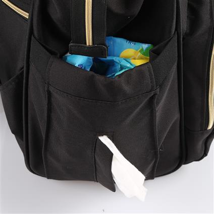 M&Y Go Anne Bebek Bakım Sırt Çantası 6610 Siyah