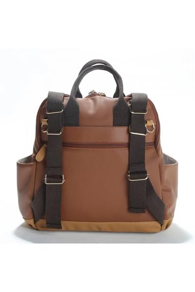 M&Y Holifera Deri Anne Bebek Bakım Sırt Çantası 7260 Taba