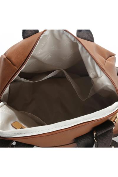 M&Y Holifera Deri Anne Bebek Bakım Sırt Çantası 7260 Taba