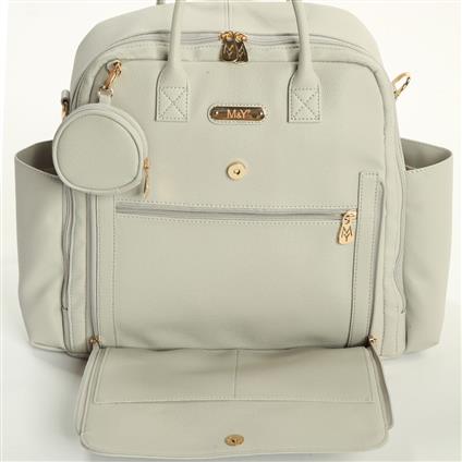 M&Y Maia Anne Bebek Bakım Sırt Çantası 7310 Gri