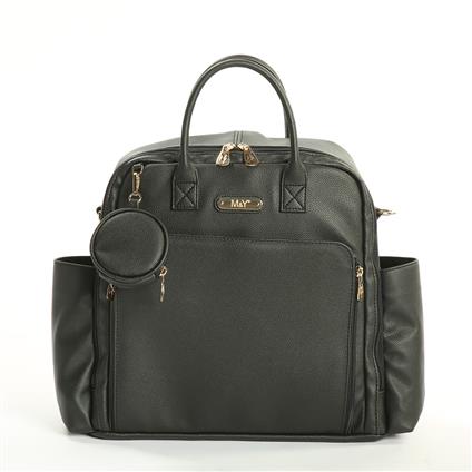 M&Y Maia Anne Bebek Bakım Sırt Çantası 7310 Siyah