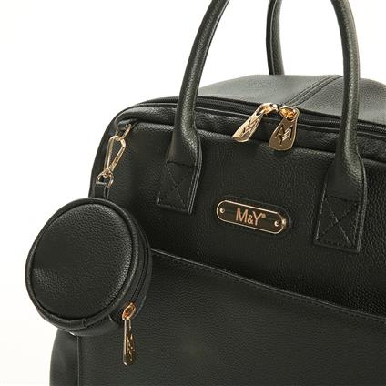 M&Y Maia Anne Bebek Bakım Sırt Çantası 7310 Siyah