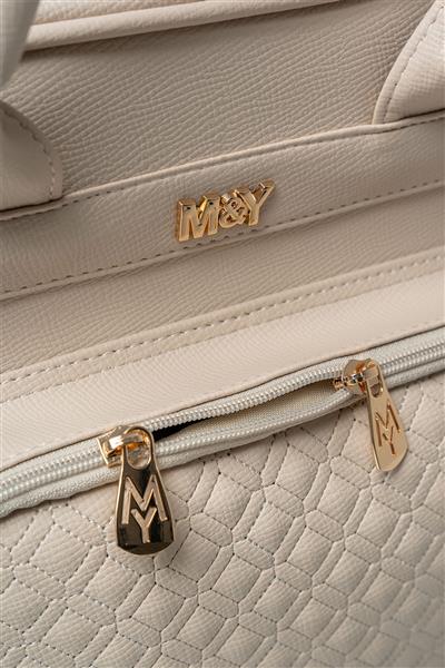 M&Y Mia Anne Bebek Bakım Sırt Çantası 7350 Krem