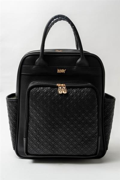 M&Y Mia Anne Bebek Bakım Sırt Çantası 7350 Siyah