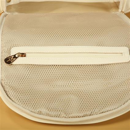 M&Y Oeste Deri Anne Bebek Bakım Sırt Çantası 7300 Krem