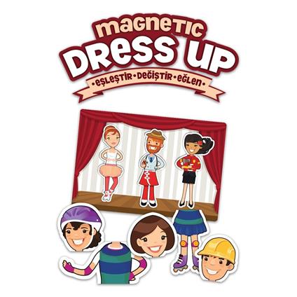 MD174 KS, Magnetic Dress Up - Eşleştir・Değiştir・Eğlen / +3 Yaş
