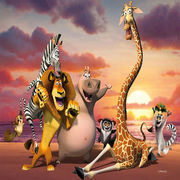 MG 714 Madagascar Puzzle 100 Prç