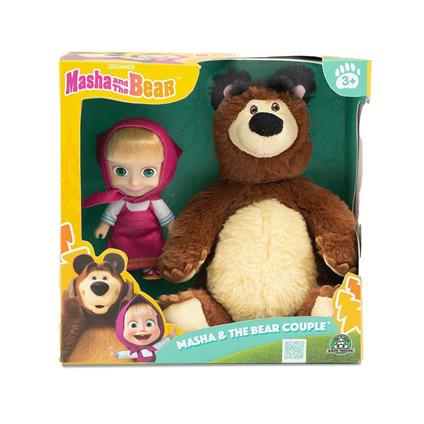 Mha21000 Maşa Ve Koca Ayı 20 Cm Koca Ayı Ve 12 Cm Maşa