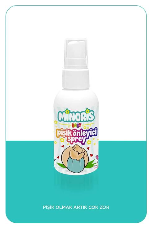 Minoris Baby Organik Pişik Önleyici Sprey 100 Ml