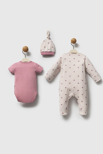 Moi Noi Flowers Tulum Badi Şapka Mnb3034 Mürdüm