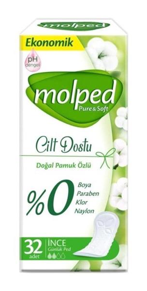 Molped Pure&Soft Cilt Dostu Ped Eko 32 Adet