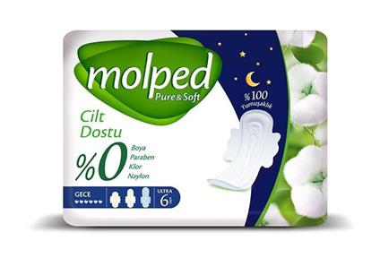Molped Pure&Soft Gece Ped 6 Adet