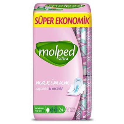 Molped Ultra Hijyenik Anatomik Ped Normal Süper Eko 24 Adet