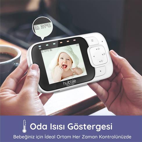 Hubble Nursery View Glow 2.8 Dijital Bebek Kamerası Hbl10