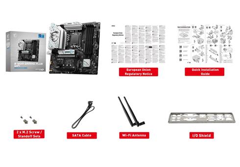 Msı B760M Gamıng Plus Wıfı Ddr5 6800Mhz 2Xhdmı 2Xdp 2XM.2 Usb 3.2 Matx 1700P (12. / 13. VE 14. Nesil İşlemci Uyumlu)