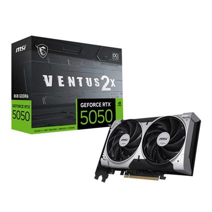 Msı Geforce Rtx5050 8G Ventus 2X OC 8GB Gddr6 128Bıt 1Xhdmı 3Xdp Ekran Kartı