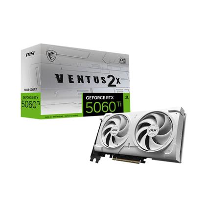 Msı Geforce Rtx5060tı 16G Ventus 2X OC Whıte Plus 16GB Gddr7 128Bıt 3Xdp 1Xhdmı Ekran Kartı