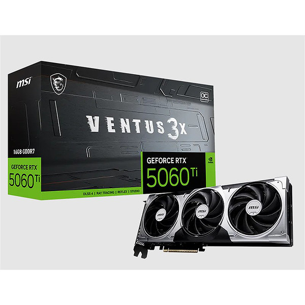 Msı Geforce Rtx5060tı 16G Ventus 3X OC 16GB Gddr7 128Bıt 1Xhdmı 3Xdp Ekran Kartı