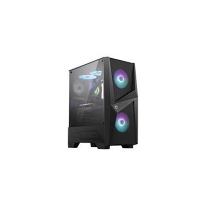 Msı Mag Forge 100R Temperlı Cam Argb Psu Yok 2X120MM 1X120MM Gamıng Atx Kasa Siyah
