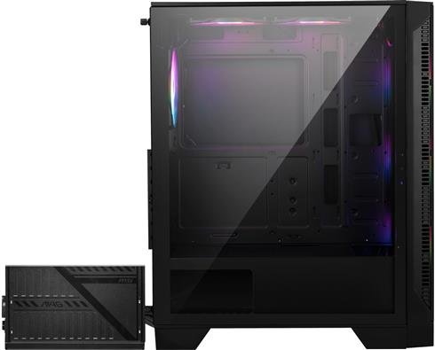 Msı Mag Forge 120A B65 Temperli Cam 6X120MM Auto Rgb Fan 650W Bronz Atx Gamıng Kasa