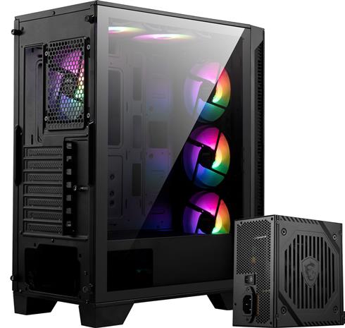 Msı Mag Forge 120A B65 Temperli Cam 6X120MM Auto Rgb Fan 650W Bronz Atx Gamıng Kasa