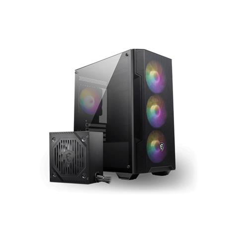 Msı Mag Forge M100A D60 600W 80+ Akrilik Yan Panel 3X120MM 1X120MM Argb Bronze Matx Gamıng Kasa