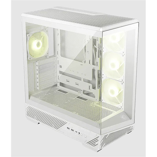 Msı Mag Pano 130R PZ Temperli Cam 3X120MM Reverse Argb 1X120MM Argb Fan Atx Panoramik Gaming Bilgisayar Kasası