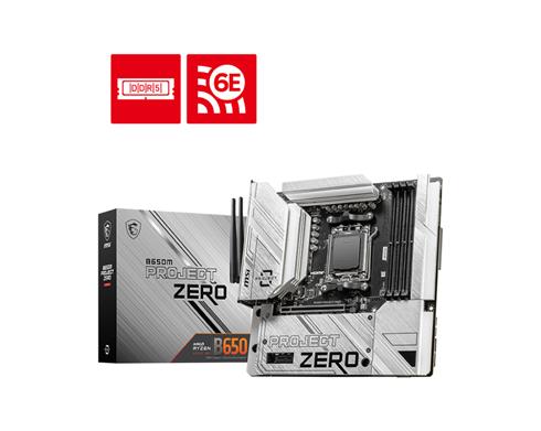 Msı B650M Project Zero Ddr5 7600MT/S 1Xhdmı 1Xdp 2XM.2 Usb Matx AM5 (Amd AM5 9000/8000/7000 Seri İle Uyumlu)