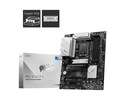 Msı Pro B760-P II Ddr5 7200Mhz 1Xhdmı 1Xdp 2XM.2 Usb 3.2 Atx 1700P (12. / 13. VE 14. Nesil İşlemci Uyumlu)