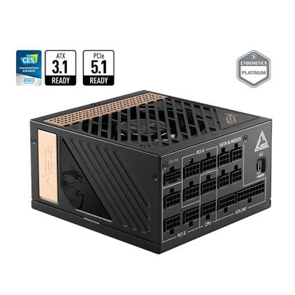 Msı Meg AI1300P Pcıe5 1300W 80+ Platınum Power Supply