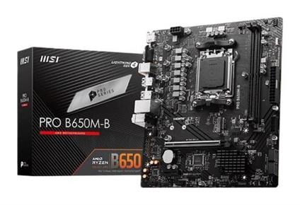Msı Pro B650M-B Ddr5 6800Mhz 1Xvga 1Xhdmı 1XM.2 Usb 3.2 Matx AM5 (Amd AM5 9000/8000/7000 Serileri İle Uyumlu)