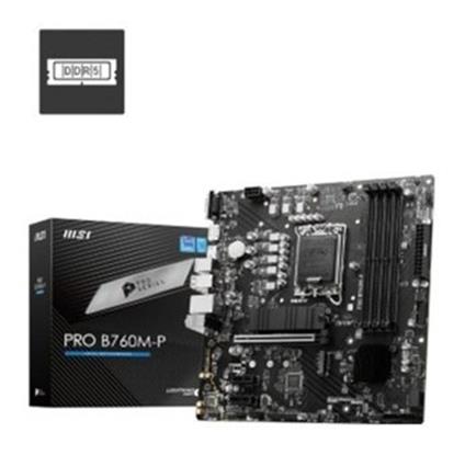 Msı Pro B760M-P Ddr5 6800Mhz 1Xvga 1Xhdmı 1Xdp 2XM.2 Usb 3.2 Matx 1700P (12. / 13. VE 14. Nesil İşlemci Uyumlu)
