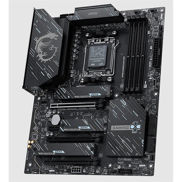 Msı X870E Gamıng Plus Wıfı Ddr5 8200MT/S 1Xhdmı 3XM.2 Usb AM5 Atx(Amd AM5 9000/8000/7000 Serileri İle Uyumlu)