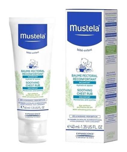 Mustela Soothing Chest Rub (Rahatlatıcı Göğüs Balsamı) 40 Ml