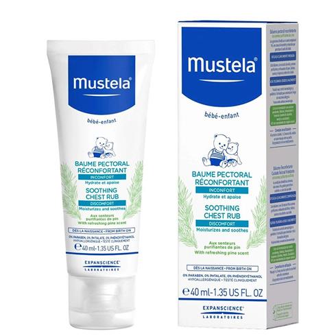 Mustela Soothing Chest Rub (Rahatlatıcı Göğüs Balsamı) 40 Ml