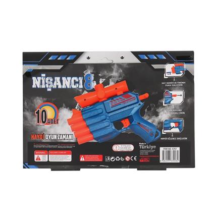 Fab 5757 4 Ağızlı Dart Atıcı Silah -Prestij Oyuncak