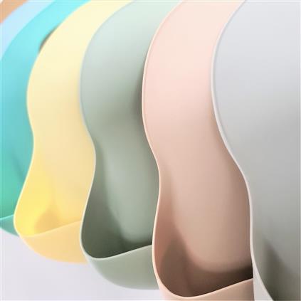 Oioi Basics Silikon Mama Önlüğü Aqua Green